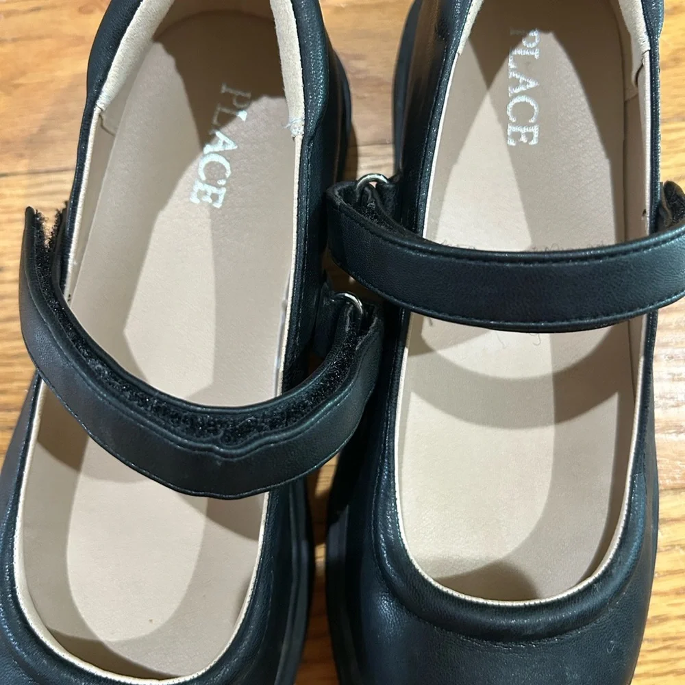 Place Classic Black Kids Dress Shoes